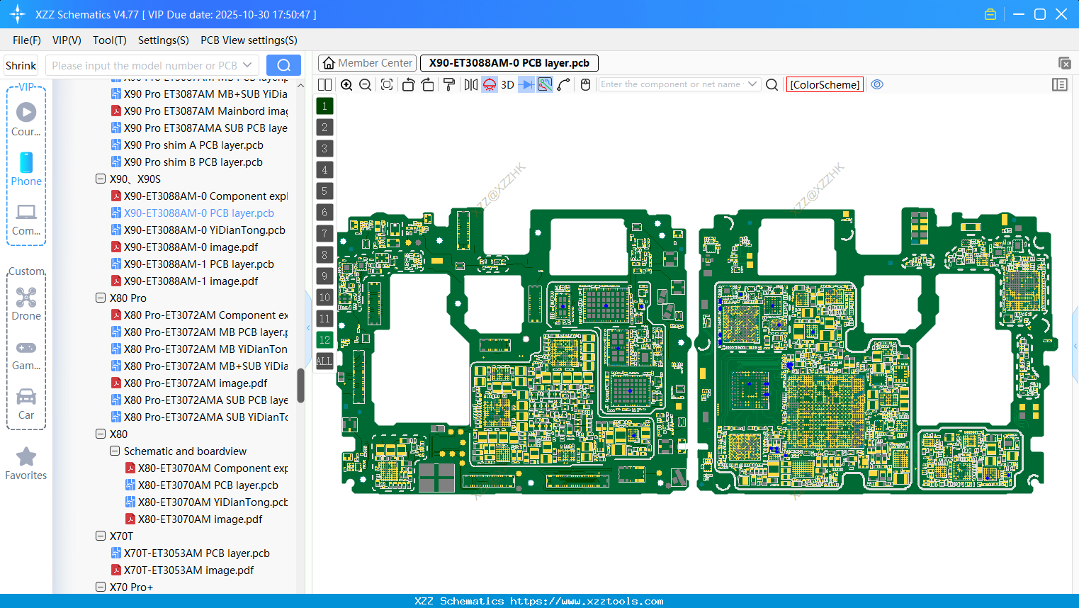 VIVO X90-ET3088AM-0 PCB Layer